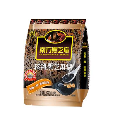 南方黑芝麻糊核桃味即食营养早餐