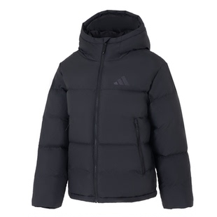 Adidas阿迪达斯女子羽绒服25冬新款连帽保暖面包服鸭绒外套JV6192