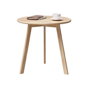 阳台小圆桌家用实木茶几休闲洽谈桌简约现代客厅茶桌阳台创意桌子