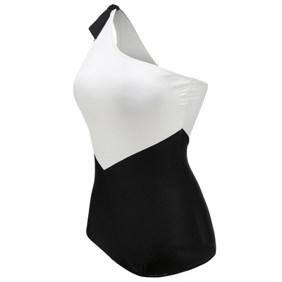 PRIDONNA单肩连体泳衣沙滩度假