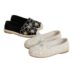 春夏新款老北京布鞋女鞋防滑透气软底平底绣花鞋棉麻渔夫鞋学生鞋