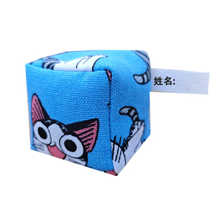 儿童丢沙包手抓投掷扔荞麦壳手工帆布幼儿园学生立体沙包可写姓名