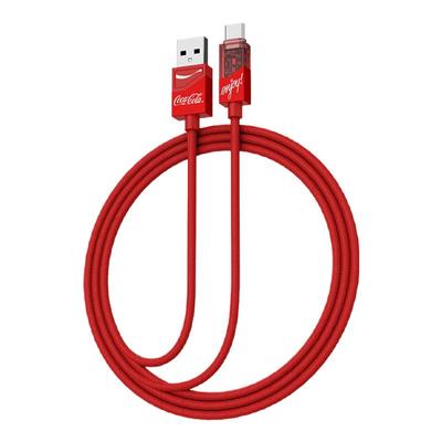可口可乐 (CoCa-Cola) 联名数据线66W适用安卓苹果快充线16lightning手机TypeC口编织USBA转pd接口车载iPad11