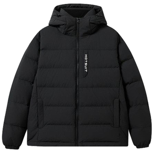 hotsuit后秀羽绒服男2026春季新款连帽鸭绒保暖宽松防风加厚外套