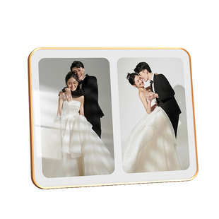 婚纱照相框摆台照片定制制作打印加结婚照洗相片做成水晶相册摆件