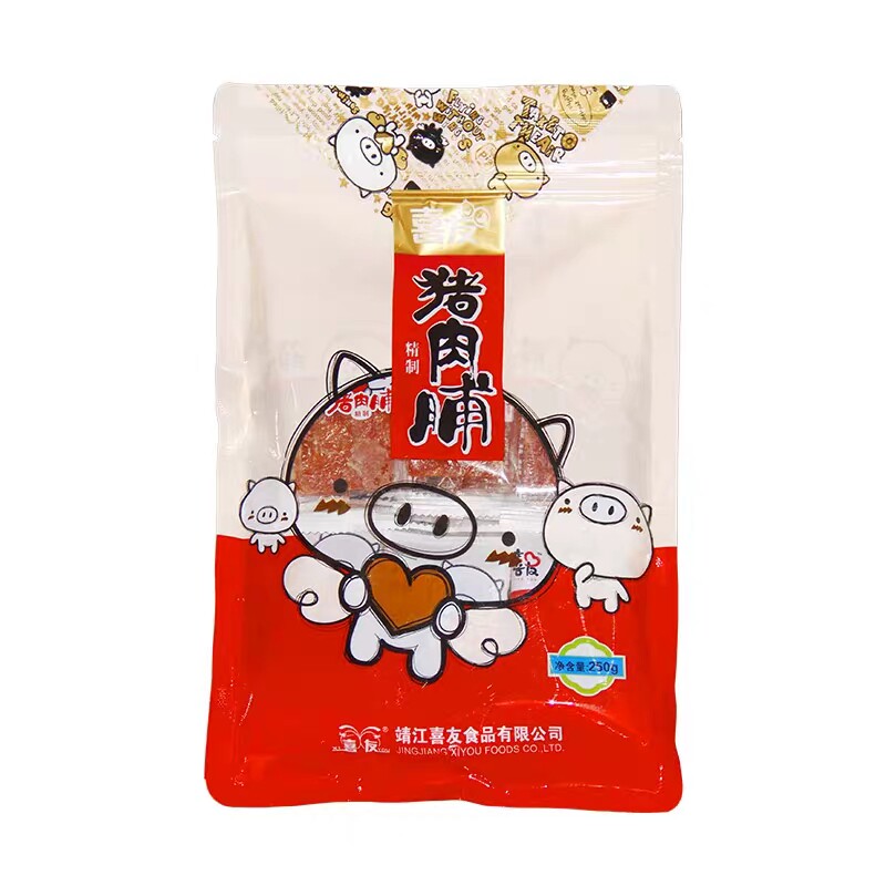 靖江喜友猪肉脯蜜汁原味肉干500g