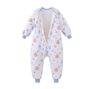 蚕丝儿童睡袋男童女童分腿中大童小孩宝宝防踢被子神器春秋冬季