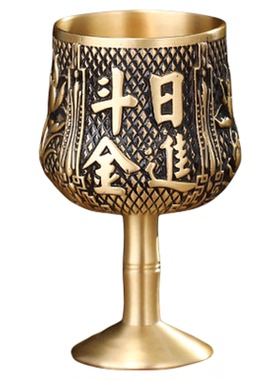 黄铜酒杯上供贡杯供奉财神关公上贡小酒杯子净水供水杯佛堂供杯