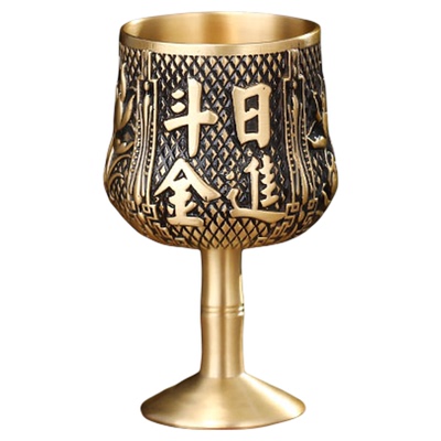 黄铜酒杯上供贡杯供奉财神关公上贡小酒杯子净水供水杯佛堂供杯