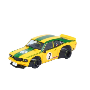 古董车马自达RX3 SAVANNA INNO1:64赛车仿真合金汽车模型收藏摆件