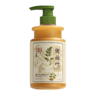 侧柏叶何首乌洗头膏防脱固发控油去屑人参中草药生养发密发洗发水