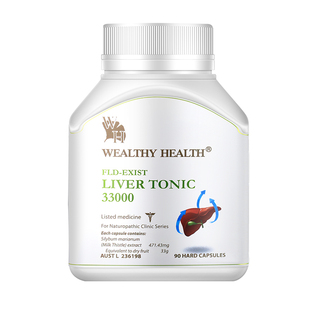 【自营】澳洲进口Wealthy Health奶蓟草百肝宁解酒胶囊水飞蓟肝脏