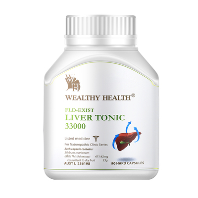 【自营】澳洲进口Wealthy Health奶蓟草百肝宁解酒胶囊水飞蓟肝脏