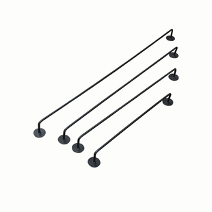 服装店正挂衣架实心上墙挂杆壁挂架女装展示架童装细杆陈列衣服架