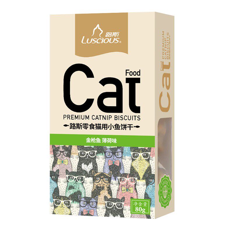 路斯宠物80g*10盒磨牙猫零食