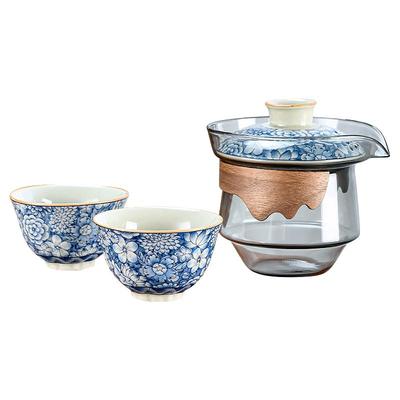 玻璃手抓壶高颜值高级感泡茶盖碗