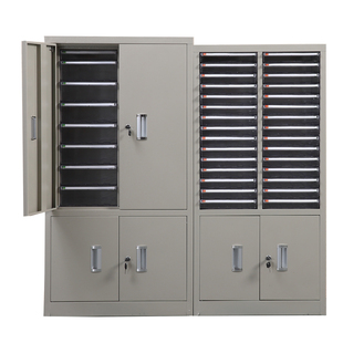 a4收纳柜办公室文件柜资料柜抽屉式票据柜多层样品储物柜铁皮柜子