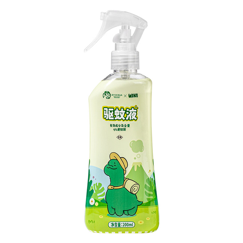 WAKA驱蚊喷雾深度户外防蚊水强效防蚊虫叮咬大容量驱蚊液锁扣开关