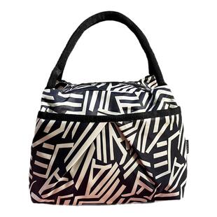 女士大容量防水多拉链手提包妈咪包小布包学生带饭手拎女包化妆包