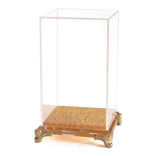 亚克力透明罩子展览工艺品博物馆藏品展盒佛像防尘罩模型礼盒底座