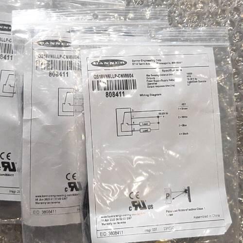 溢价-邦纳Banner传感器，型号QS18VN6LLP-CNM