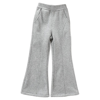 洋气显瘦女童加绒加厚微喇长裤