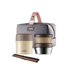 韩国直邮THERMOS膳魔师保温饭盒便当盒组合办公露营便当盒组合