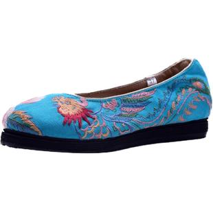 【鸾凤和鸣】汉舞25新款夏季女单鞋舒适中国风平底布鞋软底复古鞋