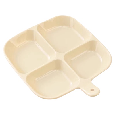 配料备菜盘新款姜蒜餐盘四格家用分格火锅厨房收纳多功能配菜分装