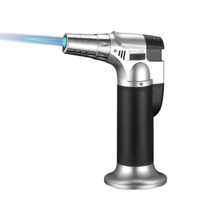 可倒置直冲喷火枪防风充气打火机雪茄点烟器艾灸点香烧烤专用火枪