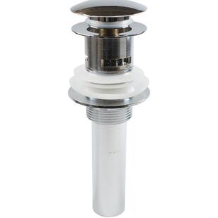 摩恩铜体弹跳式面盆龙头落水洗脸盆下水器卫浴配件211708含溢水孔