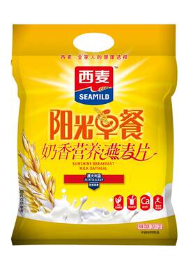 西麦奶香早餐燕麦片700g*4