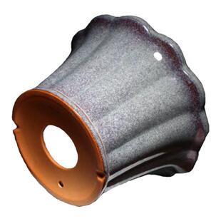 十二瓣葵飘喇叭口精品紫砂花盆兰花盆专用盆景盆栽万年青春兰寒兰