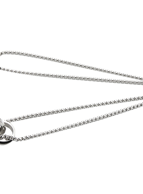 GUUKA永恒双环钛钢项链