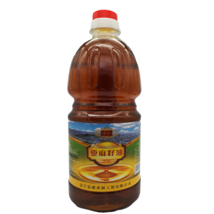 2023年新榨纯胡麻油甘肃会宁亚麻籽油2.5L包邮食用油农家产