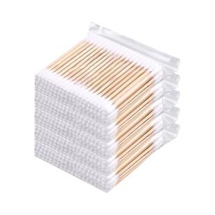 HOUYA1000只双头棉签木棒卫生棉棒美容棒化妆掏耳朵卸妆棉签棒