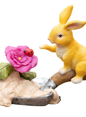 家居庭院户外花园可爱兔子小夜灯