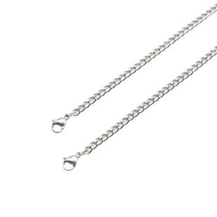 钛钢两头龙虾扣链条防水不褪色两头挂钩链条衣服链条项链链条diy