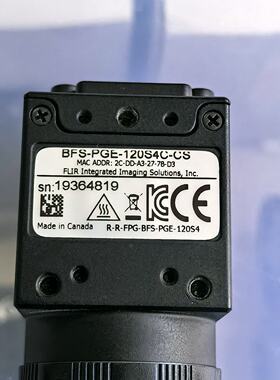 议价Flir Graypoint Industrial Camera Bfs-P-120S4c-Cs Color适