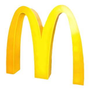 冰箱贴磁M记W小夜灯卧室创意生日礼物闺蜜搞笑适用麦当劳摆件装饰