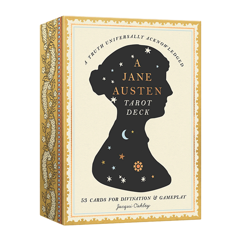 英文原版 A Jane Austen Tarot Deck 简·奥斯汀塔罗牌 53张 奥斯汀不朽小说中手绘人物物品+指南手册 英文版 进口英语原版书籍