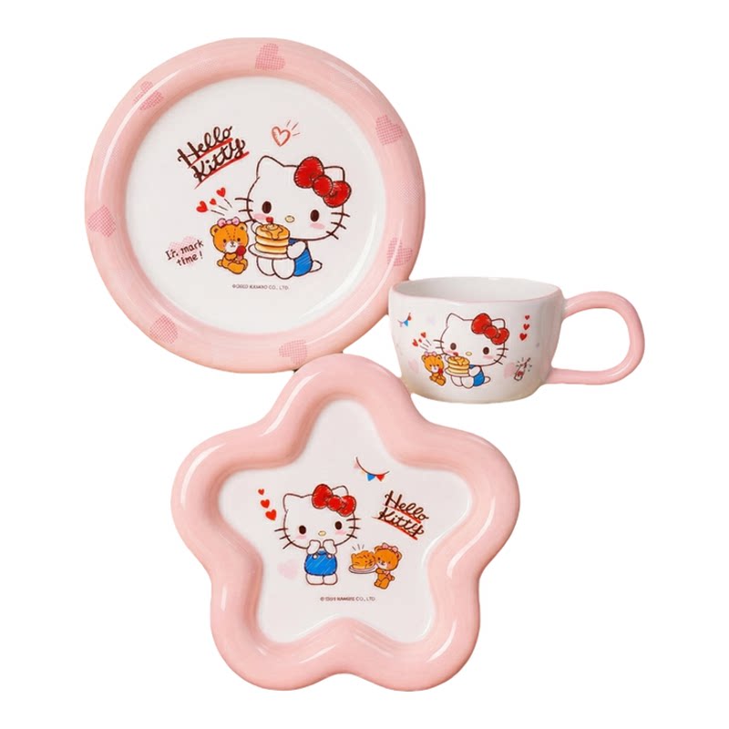 HelloKitty可爱陶瓷餐具套装