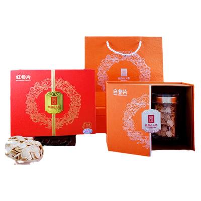 长白山人参白参片红参片礼盒年货节礼品