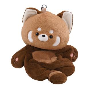 【古力古力】小熊猫双肩背包包毛绒玩偶公仔可爱卡通书包女lolita