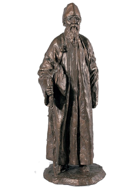 古代风画家教育主题定制人物雕塑