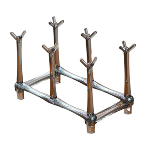 杯架小杯架挂架沥水架功夫茶杯架子收纳家用简约倒挂杯子支架配件