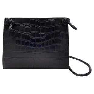 PANLULUPAN小众鳄鱼纹方块包高级感单肩斜挎包百搭流浪通勤女包