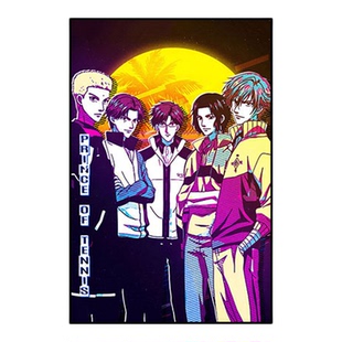 网球王子装饰画二次元动漫球馆球场男生房间挂画宿舍卡通海报壁画