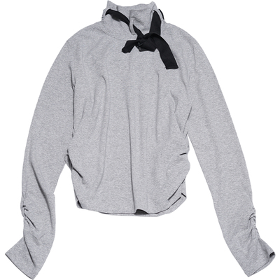 STILLYOU个性织带半高领打底衫