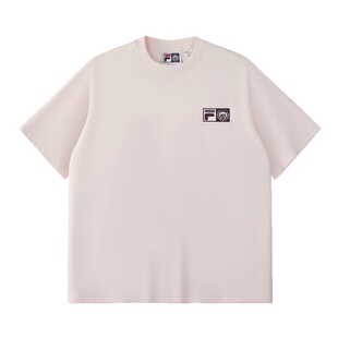 FILA FUSION | Mr Doodle斐乐潮牌情侣凉感短袖2025秋新款速干T恤